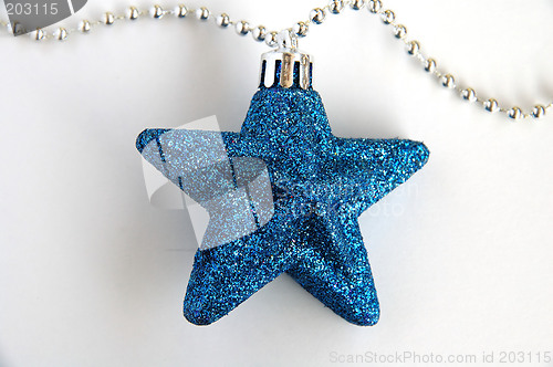 Image of Blue christmas star