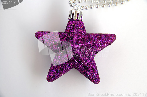 Image of Purple christmas star