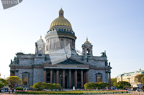 Image of grand St. Isaac's Cathedral in St. Petersburg