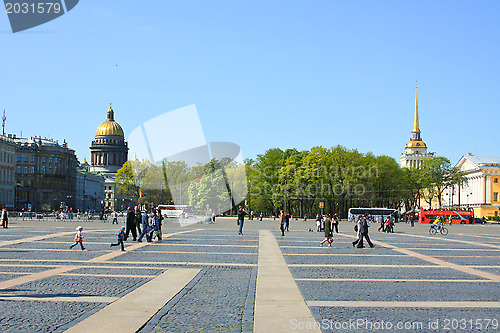 Image of The Palace Square. St. Petersburg. Russia.