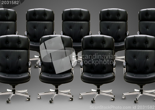 Image of Black armchair