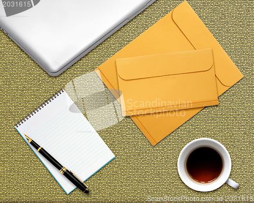 Image of business desktop