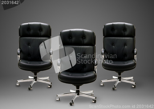 Image of Black armchair