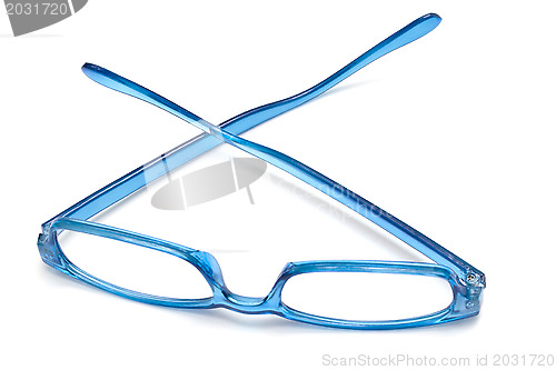Image of Beautiful blue glasses