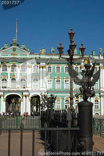 Image of "Winter Palace", and now the Hermitage Museum. St. Petersburg. Russia.