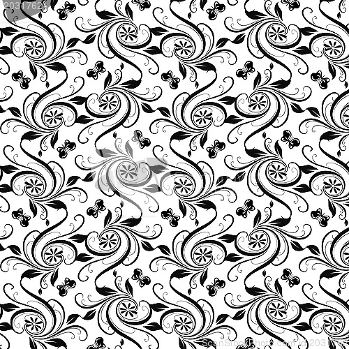 Image of seamless floral pattern