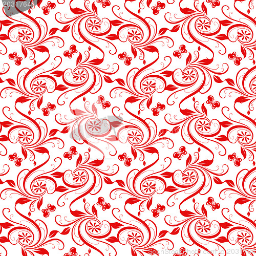Image of seamless floral pattern