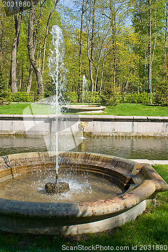 Image of Fountains of Peterhof. St. Petersburg. Russia.