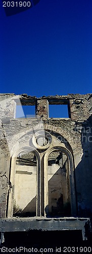 Image of window of mining building