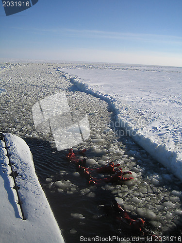 Image of broken sea ice