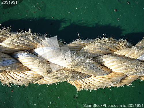 Image of ship rope detail