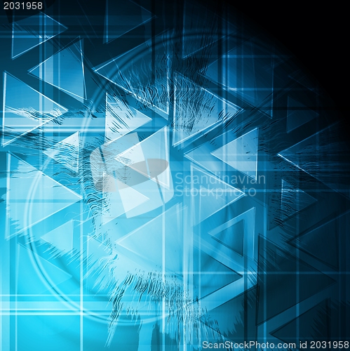 Image of Blue technical vector