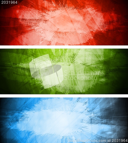 Image of Bright textural backgrounds set