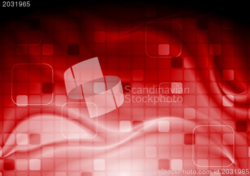 Image of Tech wavy design