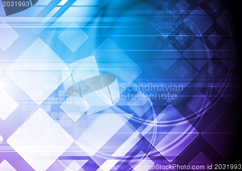 Image of Colourful tech background