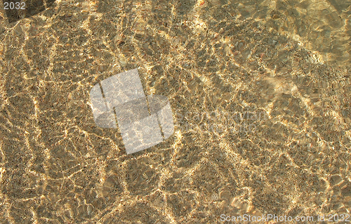 Image of sunlight on shallow sea