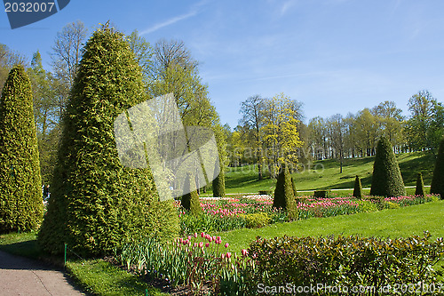 Image of Catherine Palace Park. St. Petersburg. Russia.