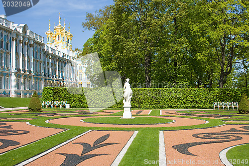 Image of Catherine Palace Park. St. Petersburg. Russia.