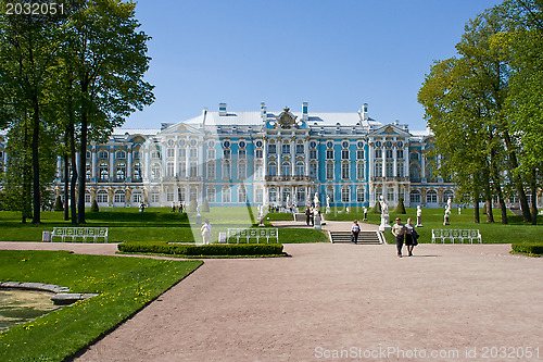 Image of Catherine Palace Park. St. Petersburg. Russia.