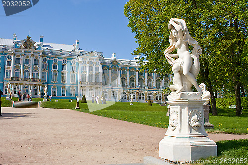 Image of Catherine Palace Park. St. Petersburg. Russia.