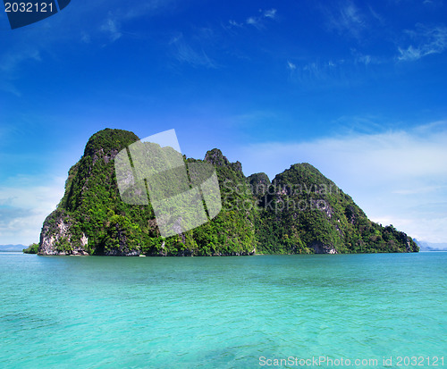 Image of beach and tropical sea