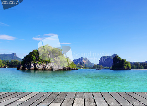 Image of beach and tropical sea