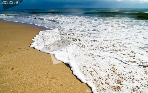 Image of beach at sunset