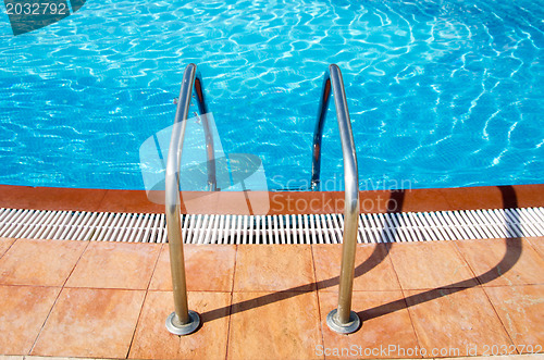 Image of swimming pool in hotel