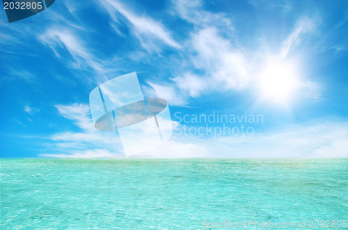 Image of Thailand sea and perfect sky