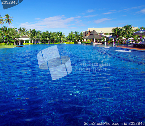 Image of tropical swimming pool 