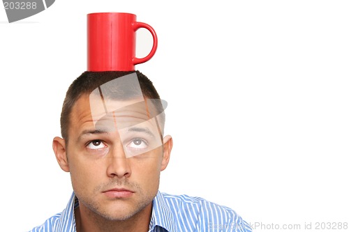 Image of Man and Coffee Mug