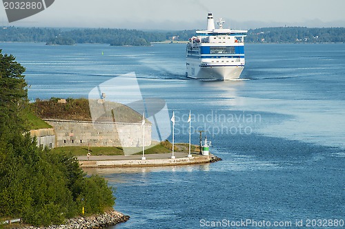 Image of Cruise ship in Baltic sea