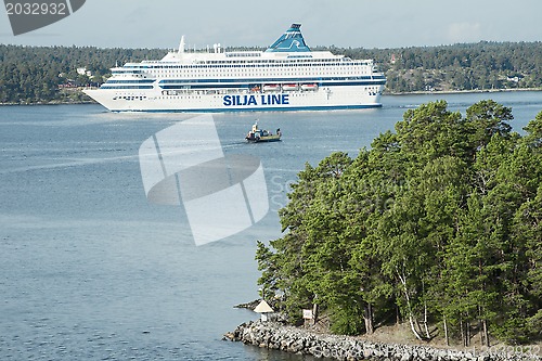 Image of Cruise ship in Baltic sea