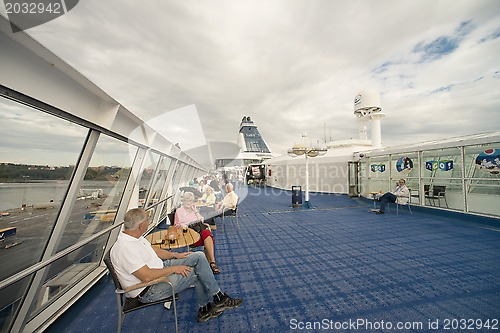 Image of On board the cruise ship