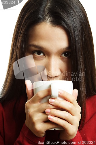 Image of Drinking coffee