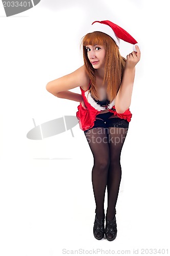 Image of Sexy Santa girl