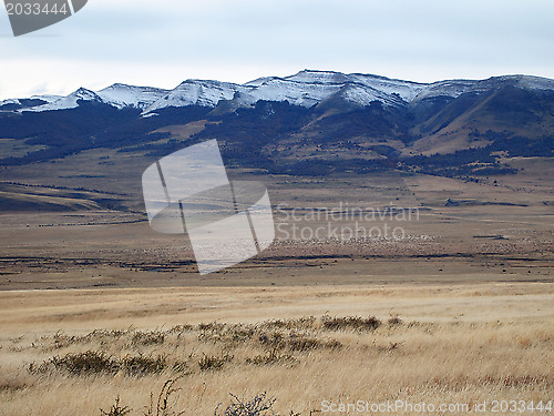 Image of Patagonia in fall, north of Puerto Natales