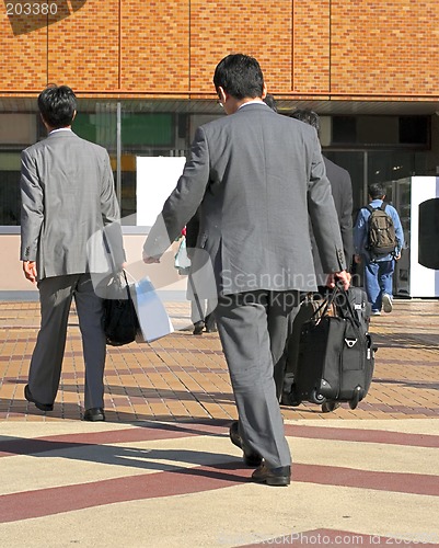 Image of Businessmen travelling