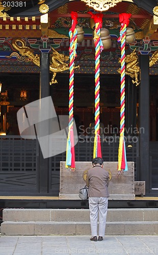 Image of Buddhist believers