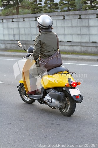 Image of Girl with scooter