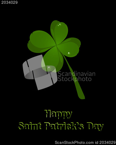 Image of Saint Patrick's Day card invitation