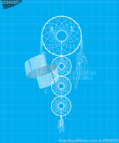 Image of Dreamcatcher blue print