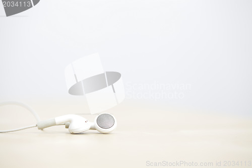 Image of Modern earphones