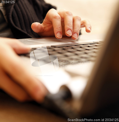 Image of laptop keyboard