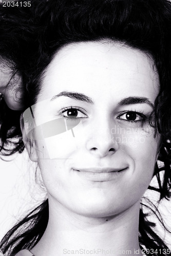 Image of Beautiful face of woman!