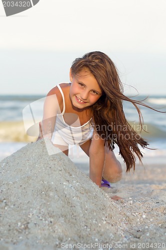 Image of Pretty smiling little girl
