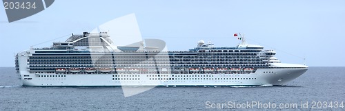 Image of Luxury Cruise Ship Panorama