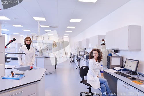 Image of scientists working at the laboratory