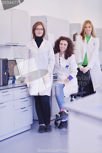 Image of scientists working at the laboratory