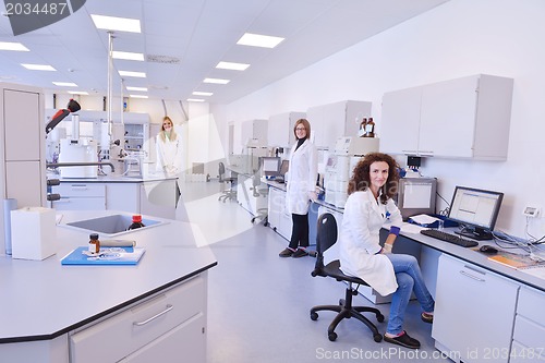 Image of scientists working at the laboratory